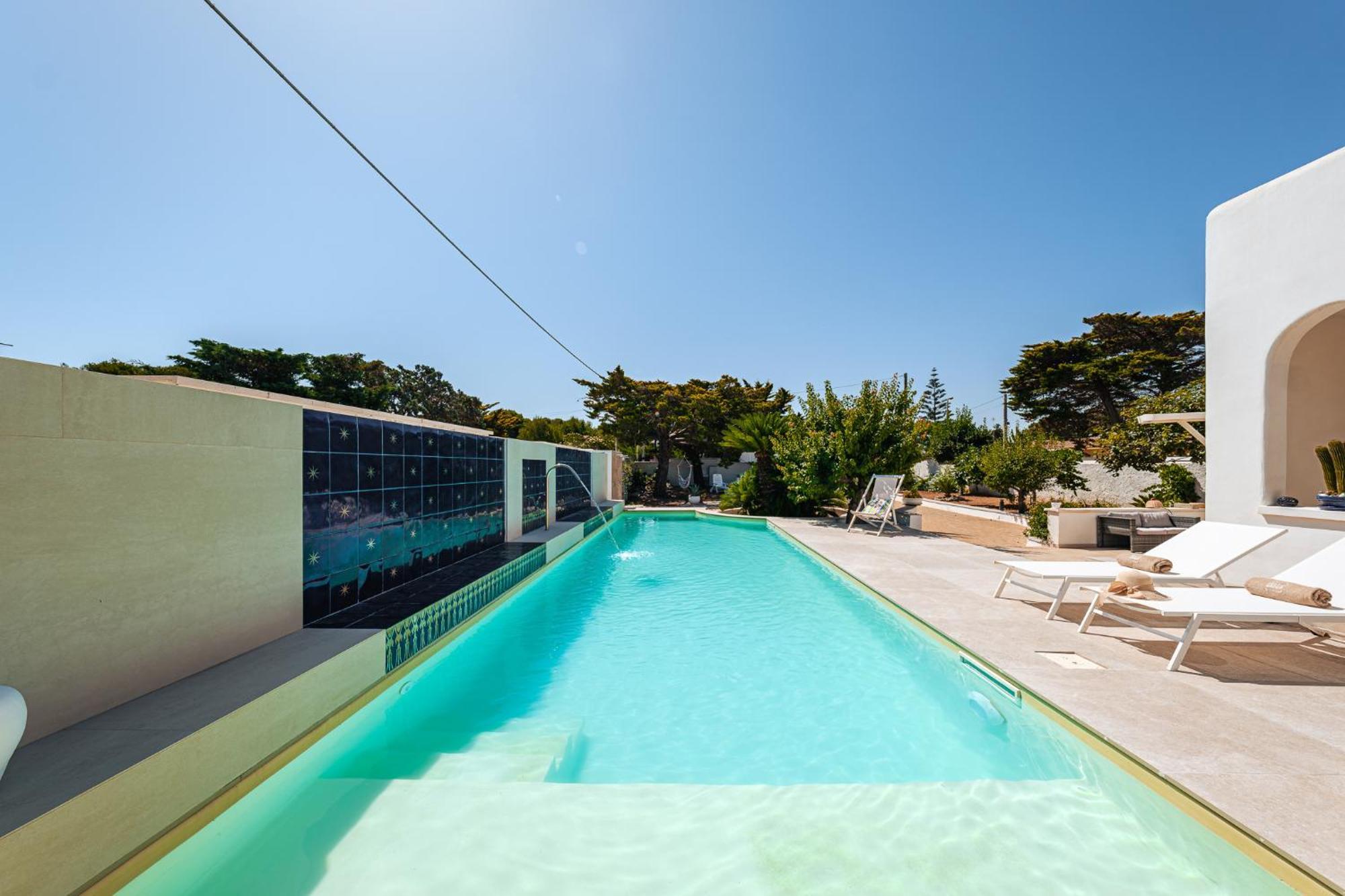 Helloapulia Villa Pool And Beach - 150Mt From The Sea 新福卡 外观 照片